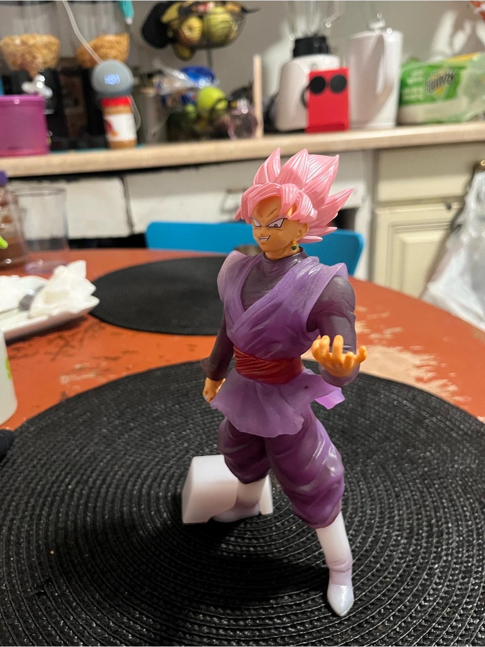 Super saiyan rose Goku black - Pink Hair Purple Outfit